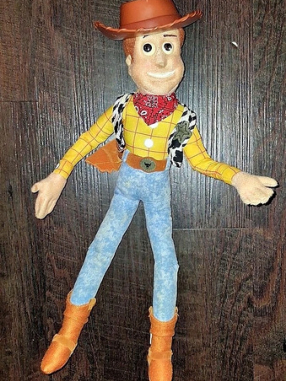 Rare vintage Disney Toy Story Sheriff Woody plush doll